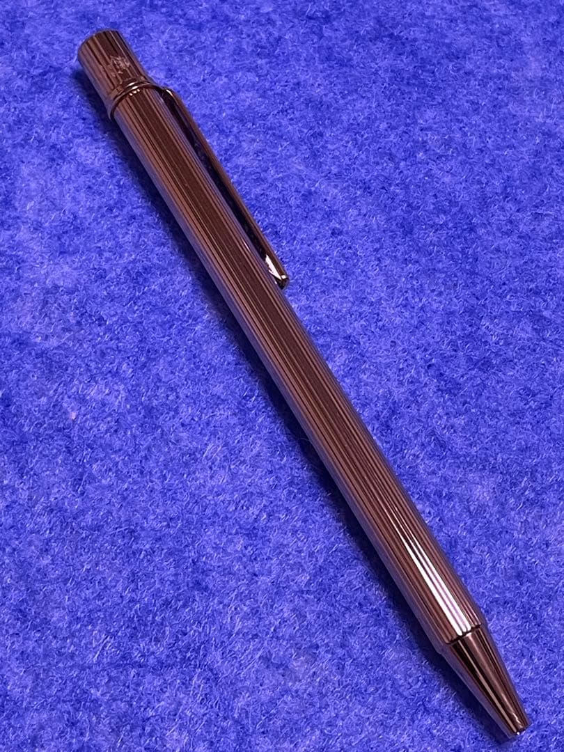 【新品・未使用】カルティエツイスト式マストボールペンゴールド証明書付き 黒インク