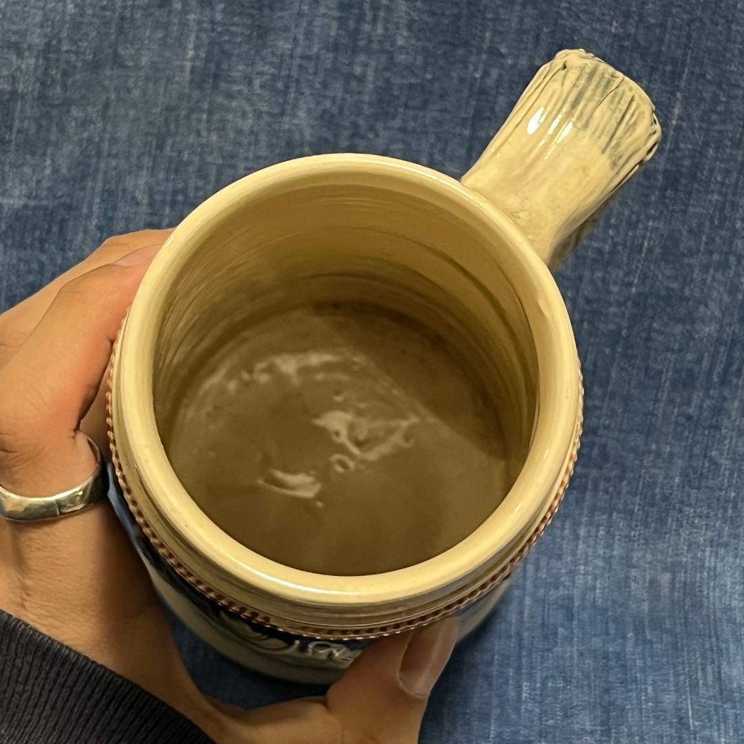 Vintage 西ドイツ ビールジョッキ ビアジョッキ 陶器製 アンティーク雑貨