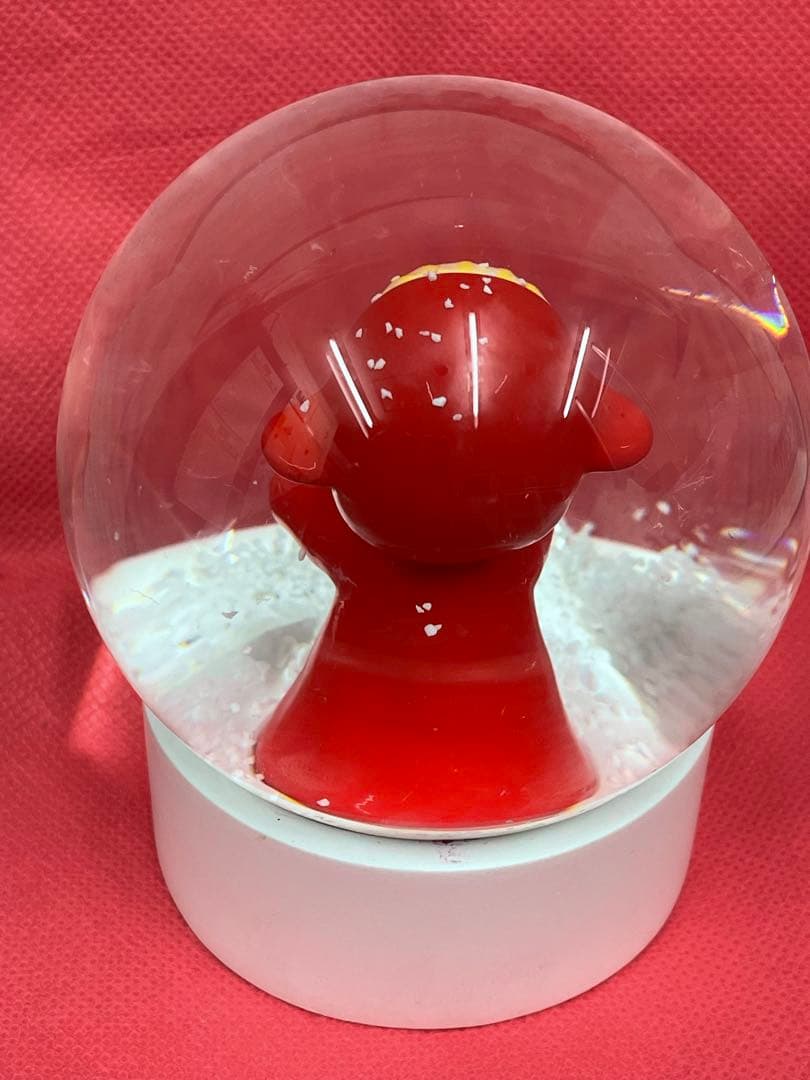 ☆ 奈良美智スノードーム(赤) 『Little Wanderer 』☆