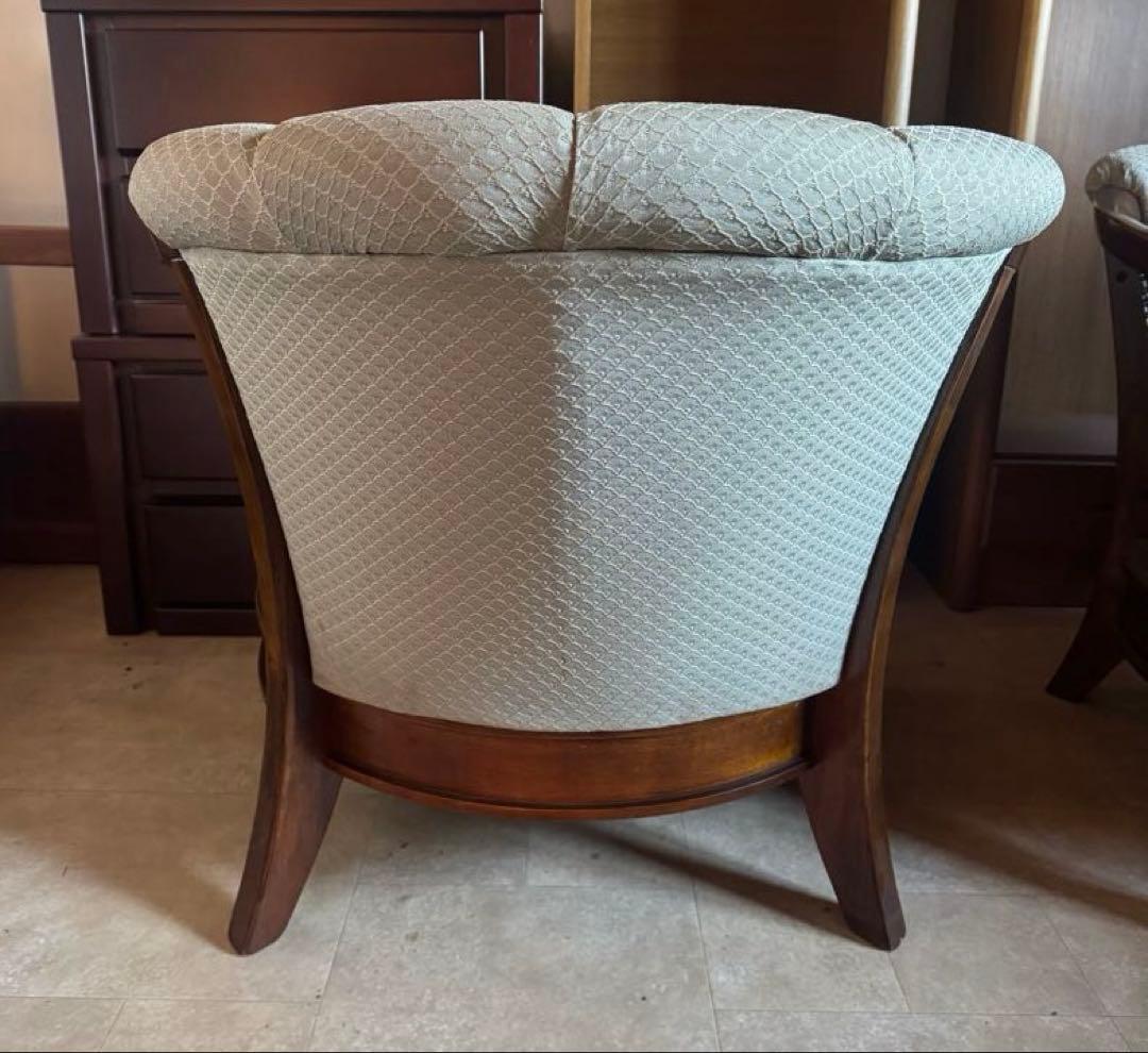 三越家具 アームチェア 1P 2脚在庫あり