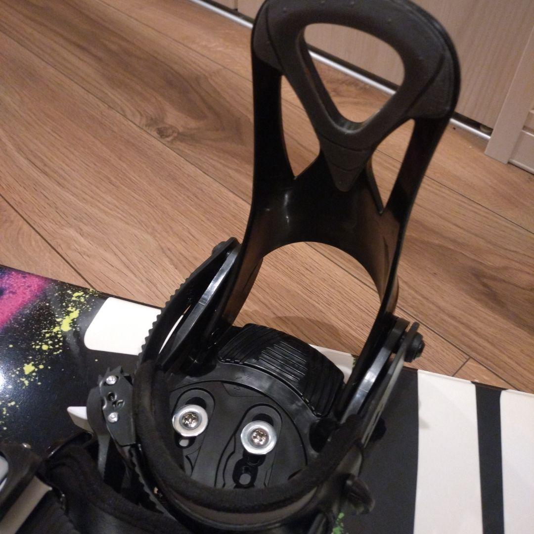 【良品】子供用スノボード板ビンディングセット　ZUMA 110