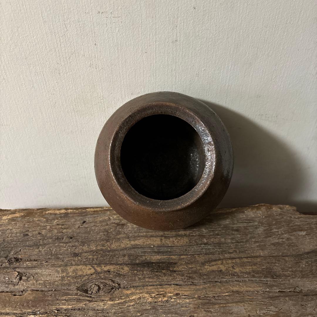 李朝　壺　オンギ 韓国アンティーク　その23検：骨董アンティーク.花器.白洲正子