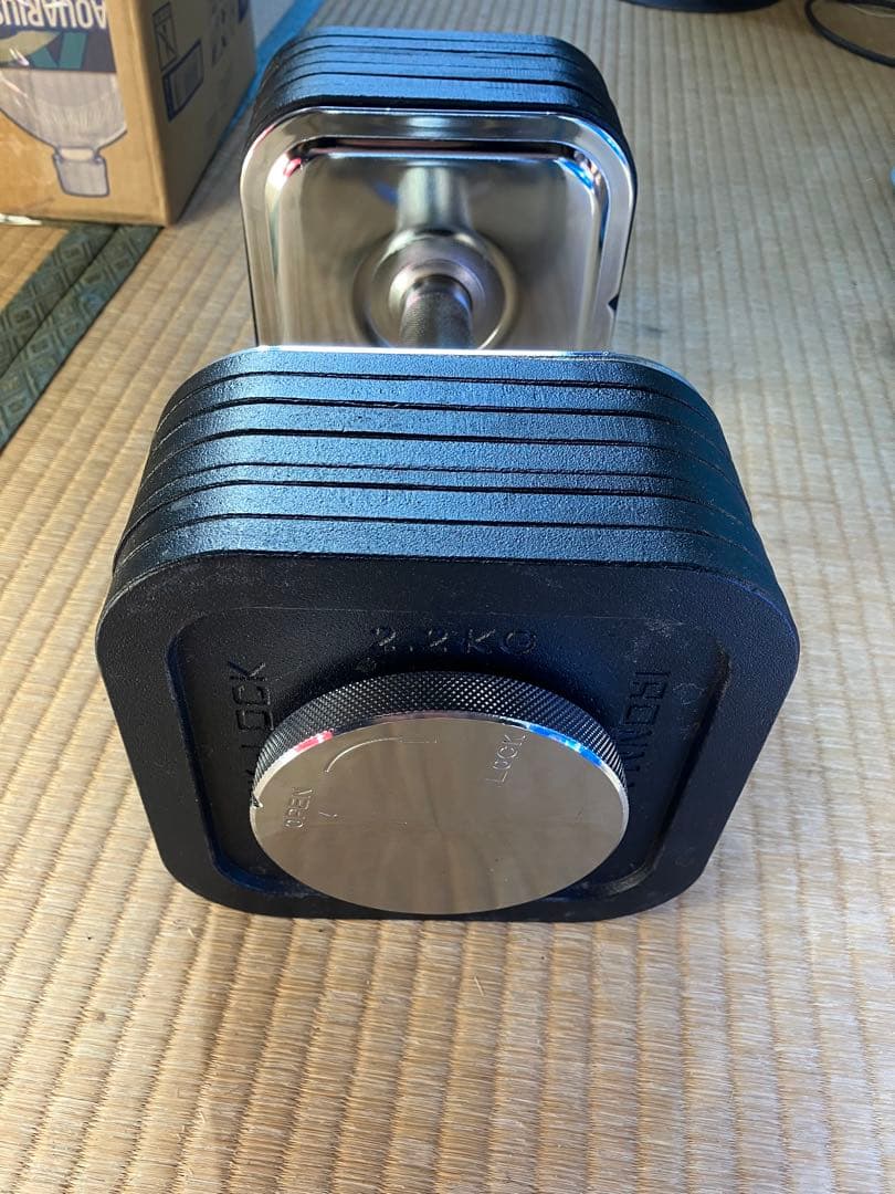 アイアンマスタークイックロックダンベル34kgその① 可変式ダンベル