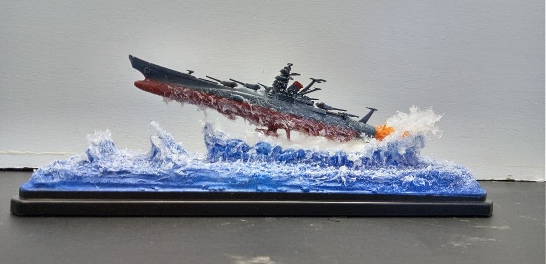 バンダイ.メカコレシリーズ.宇宙戦艦ヤマト2202ジオラマ完成品