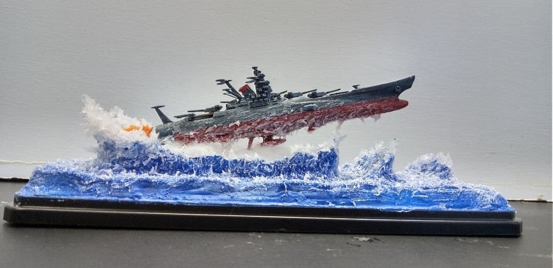 バンダイ.メカコレシリーズ.宇宙戦艦ヤマト2202ジオラマ完成品