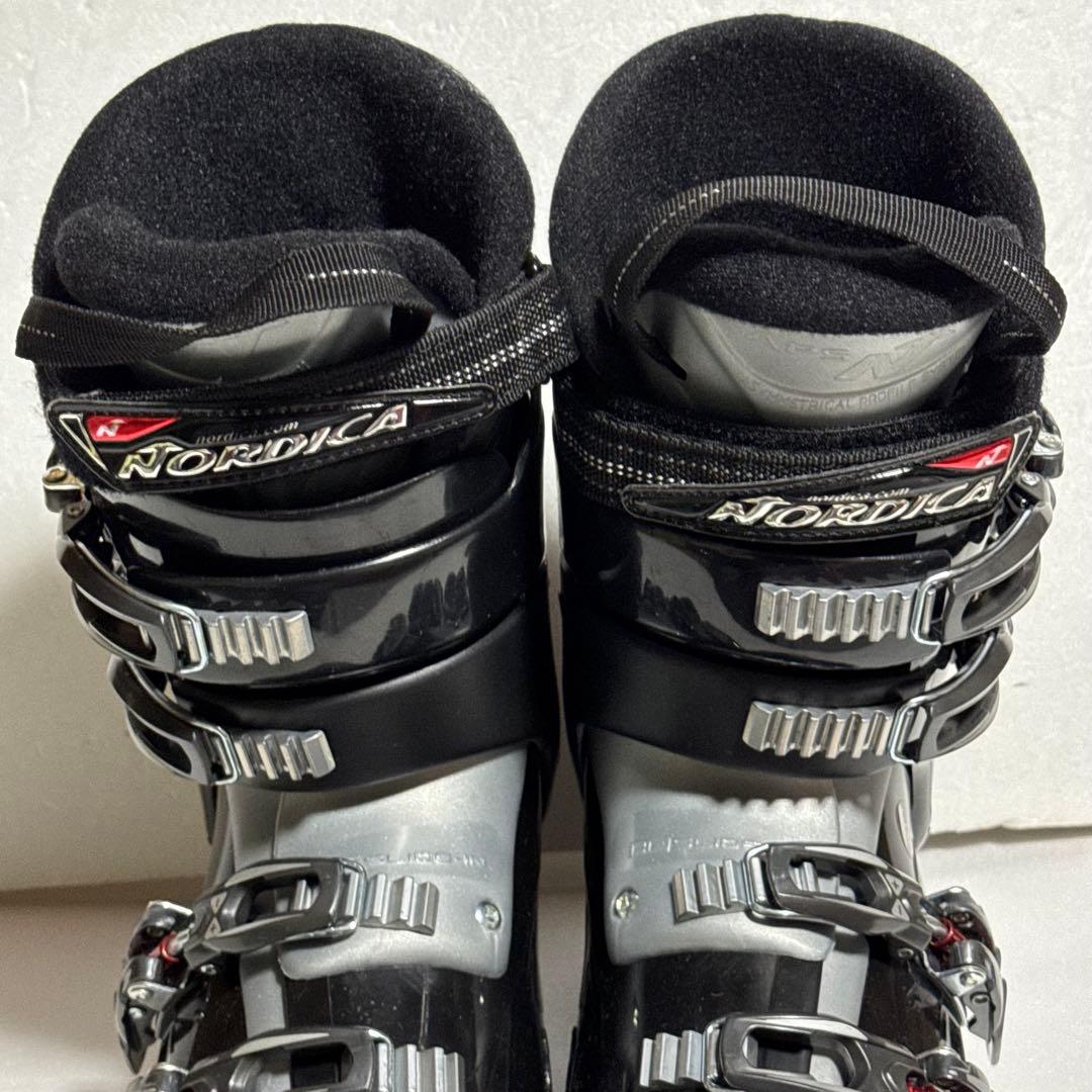 26cm-26.5cmNordica 男性用スキーブーツ 黒 初心者　格安特価
