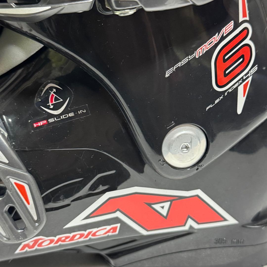 26cm-26.5cmNordica 男性用スキーブーツ 黒 初心者　格安特価