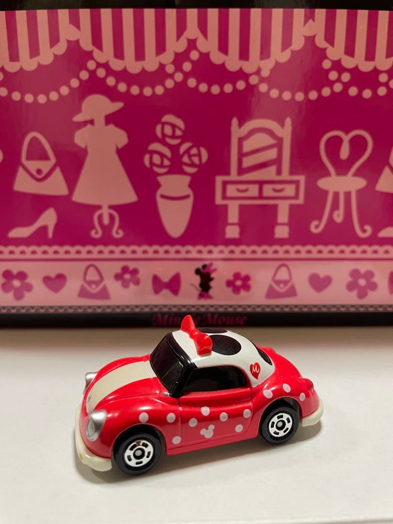 ミニーマウス他　ミニカー5台セット