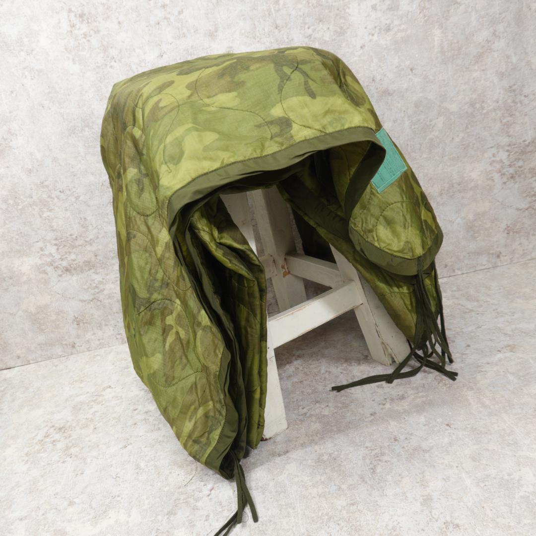 70s US Army ポンチョライナー カモフラ ヴィンテージ 実物 2