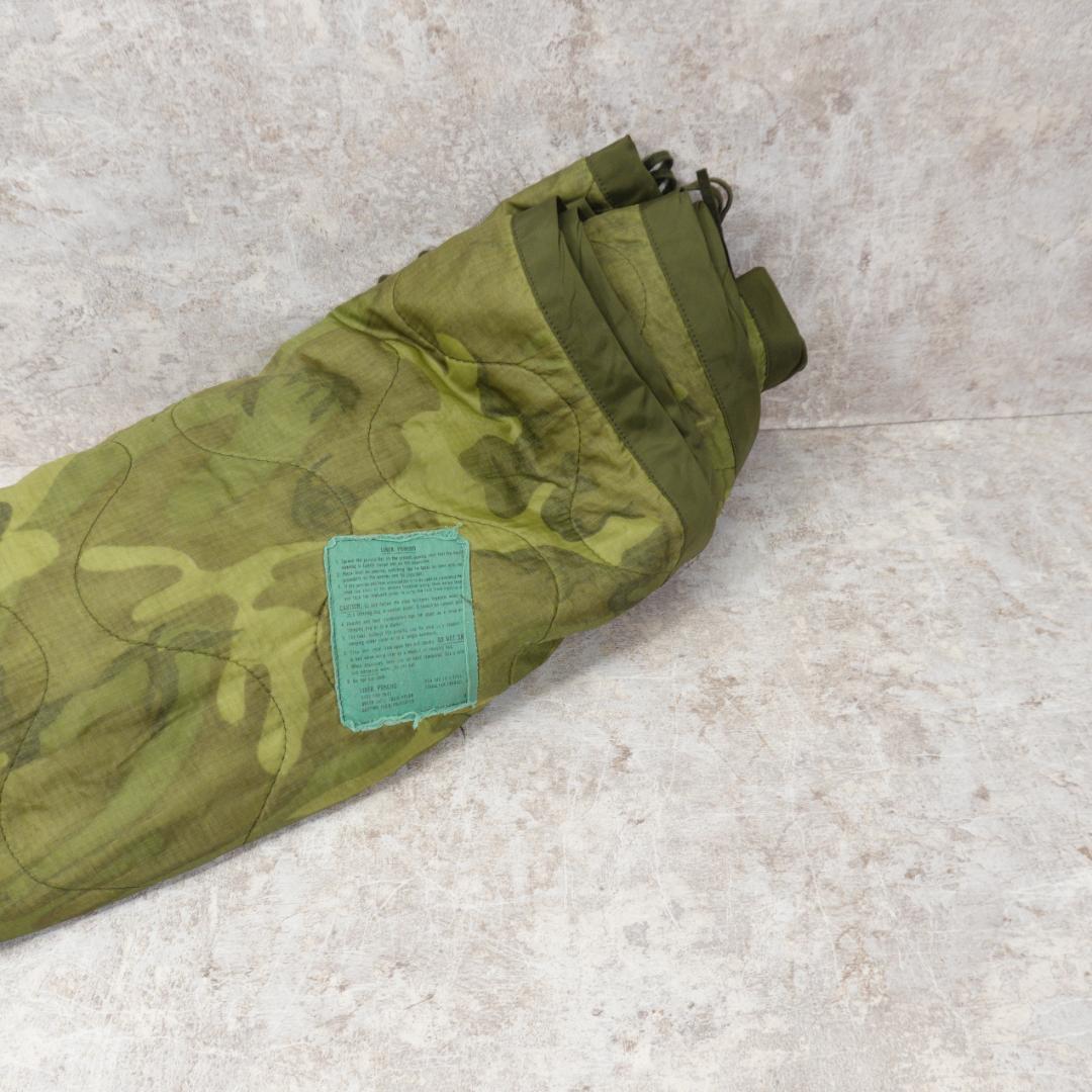 70s US Army ポンチョライナー カモフラ ヴィンテージ 実物 2