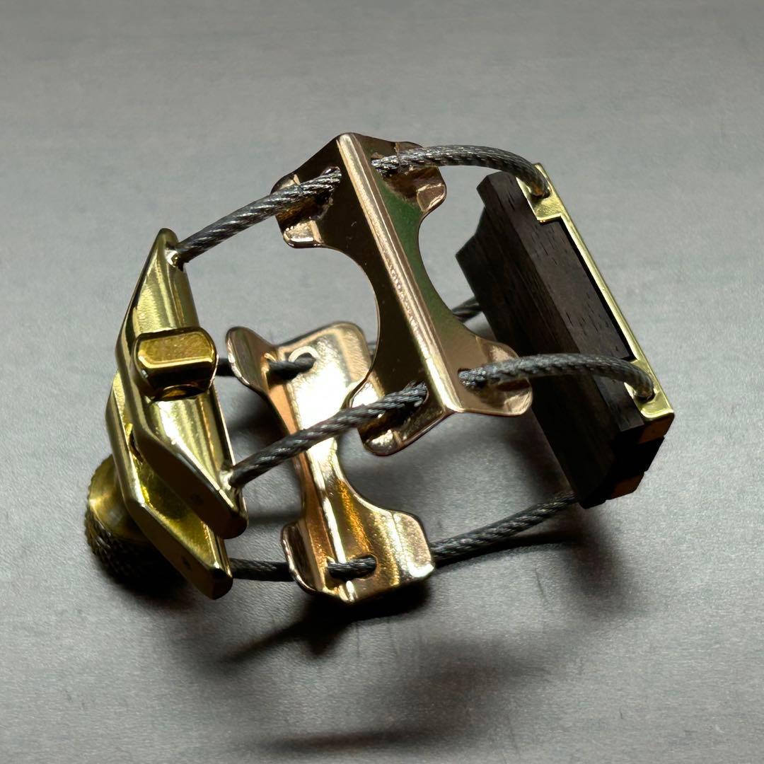 【特注品】k plume テナーサックス用リガチャー WB サイドリン青銅 中古