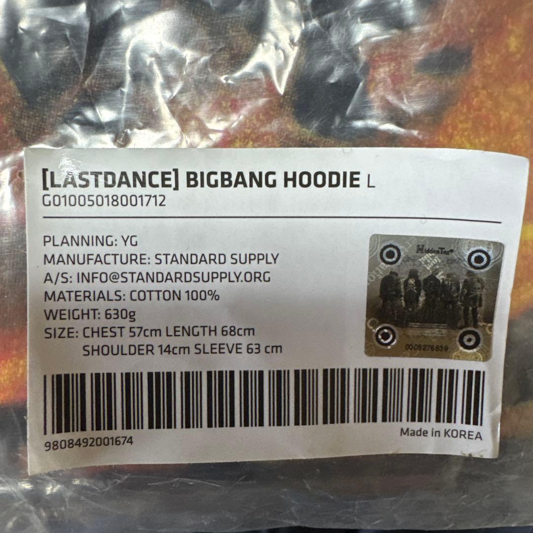 公式★LASTDANCE BIGBANG HOODIE (黒)1種 L