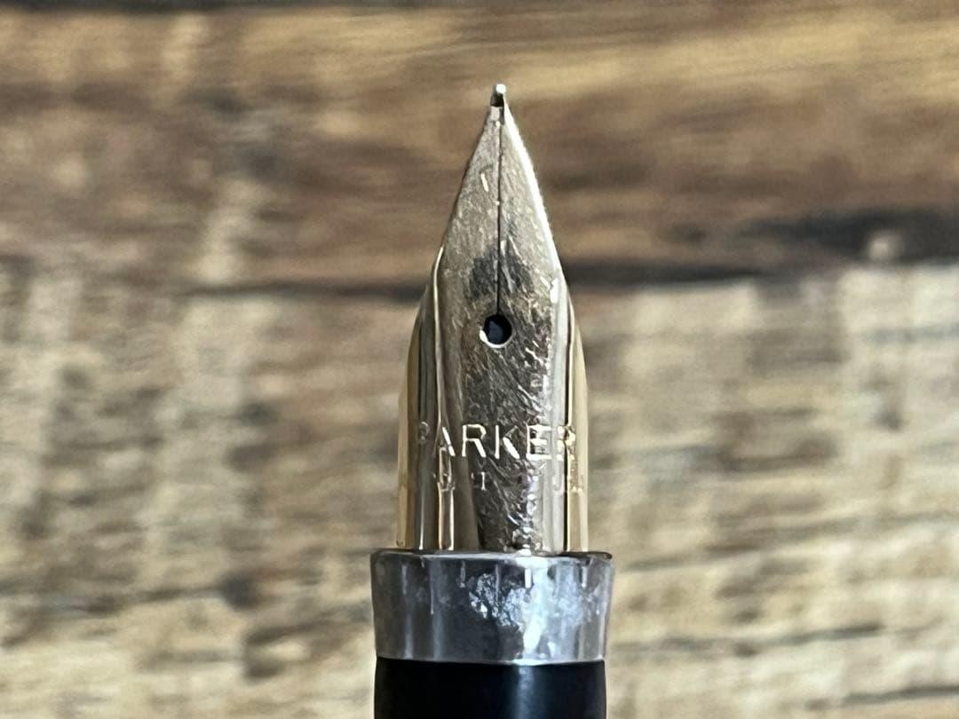 パーカー 75 シズレ スターリングシルバー 天冠フラットトップ XF 万年筆