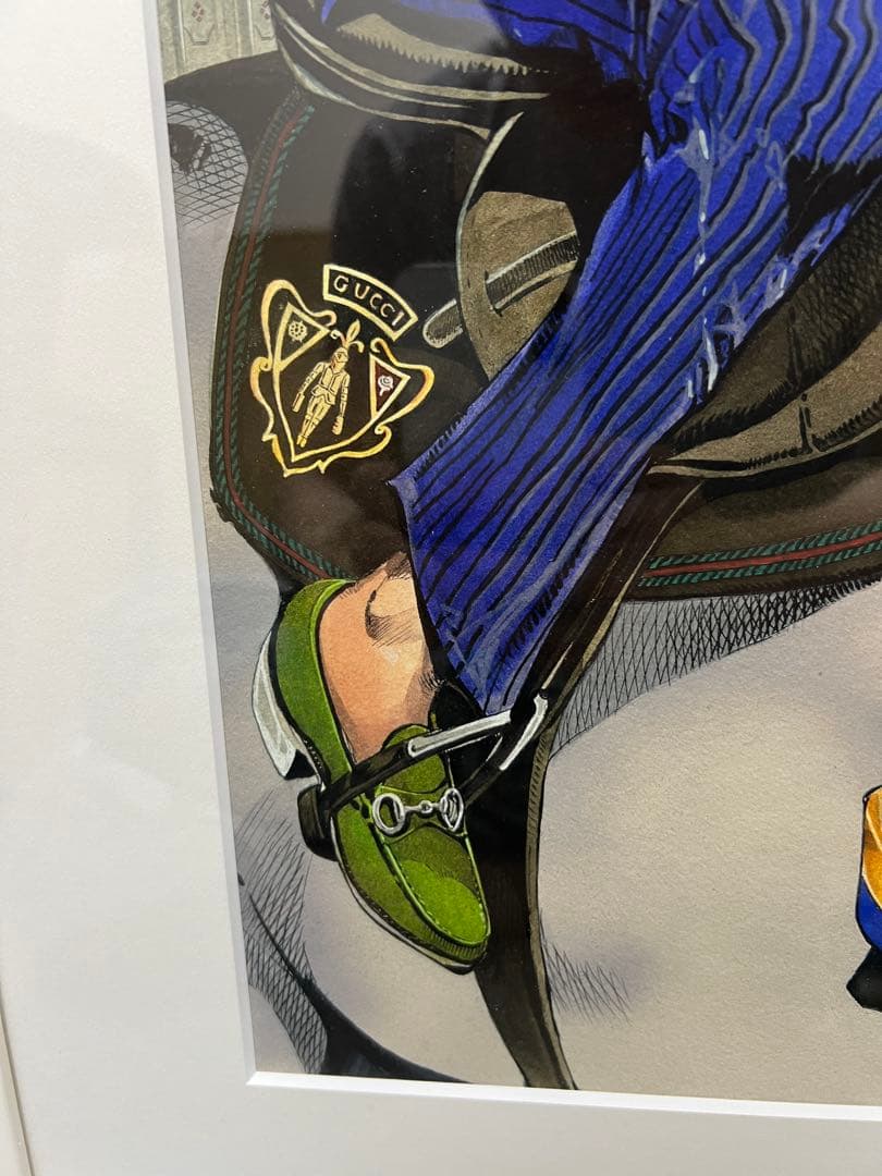 ジョジョ　高級複製原画　Gucci