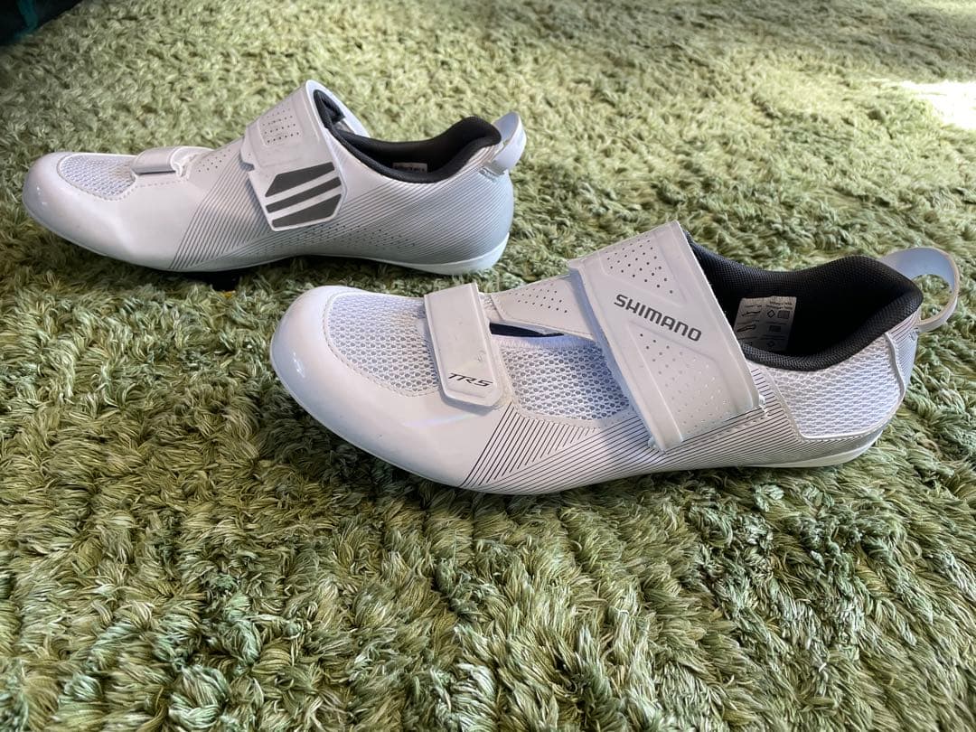 シマノTR5 SH-TR501ホワイト シューズ サイズ44 27.8cm