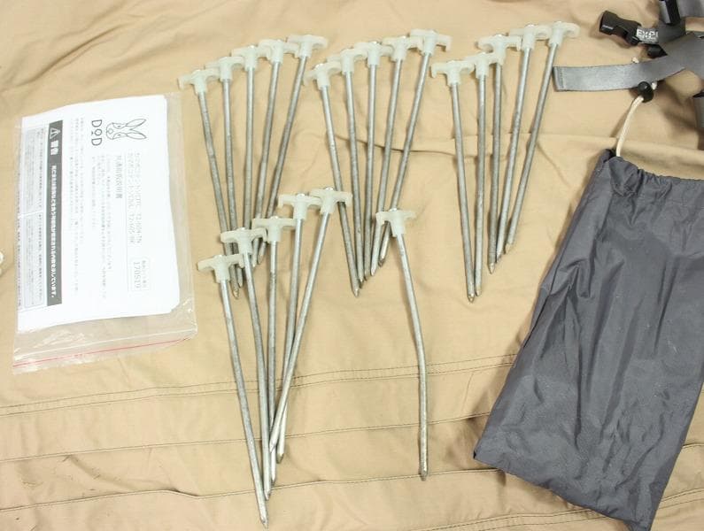 DOD カマボコテントソロTC T2-604-TN キャノピーポール付き