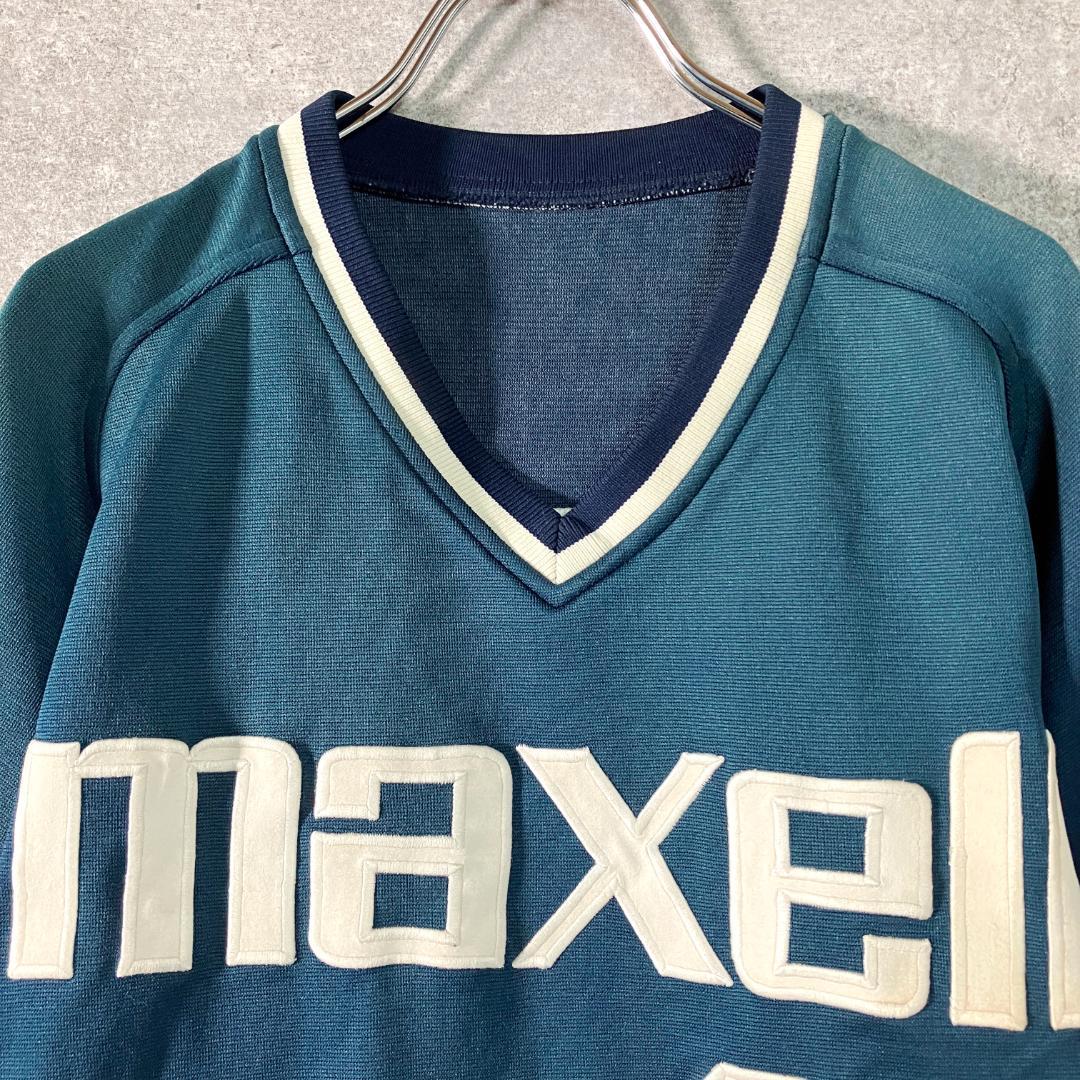 DESCENTE　maxell 社会人野球　ユニフォーム　上下 ネイビー