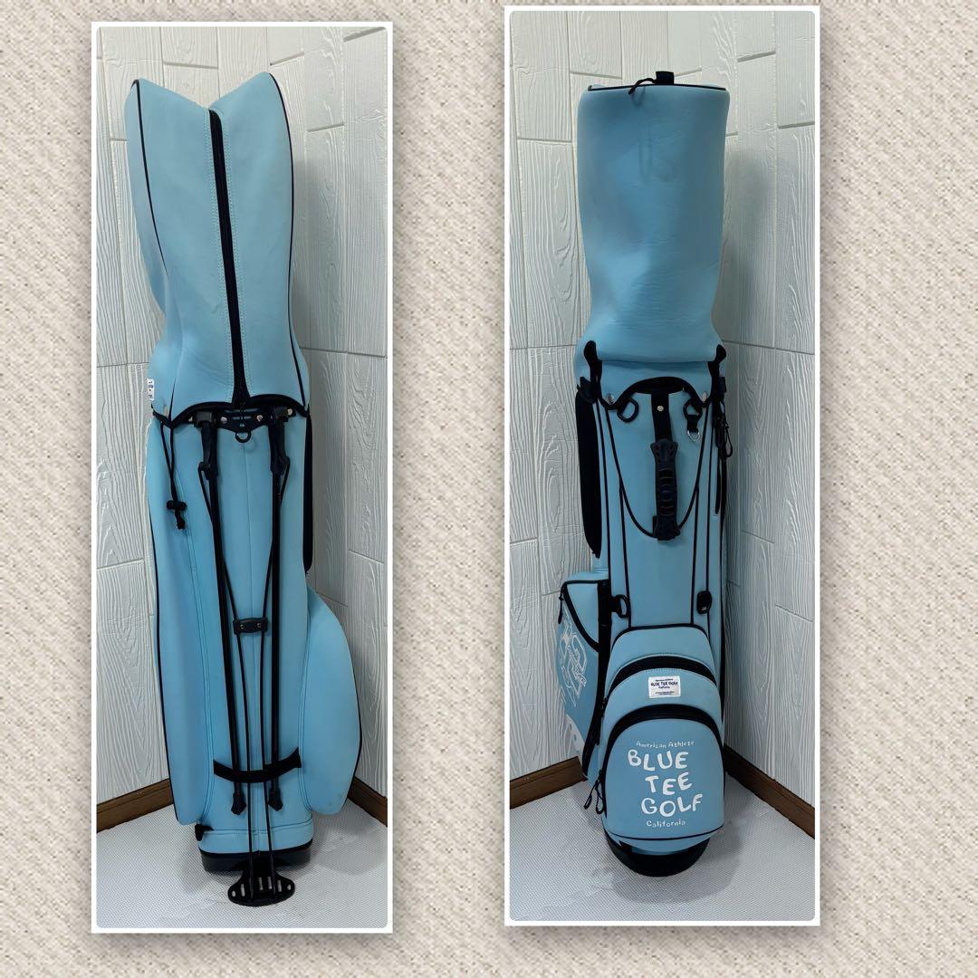 ★BLUE TEE GOLF★スタンド付きキャディバッグ★