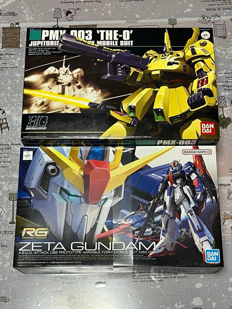 HG THE・O ジ・オ、RG ゼータガンダム