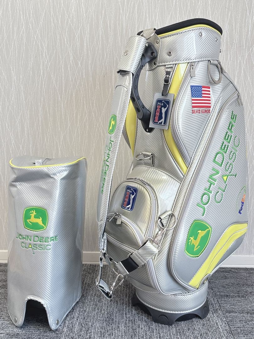 美品❗️JOHNDEERE/9.5型 3点式 PGA TOUR キャディバッグ