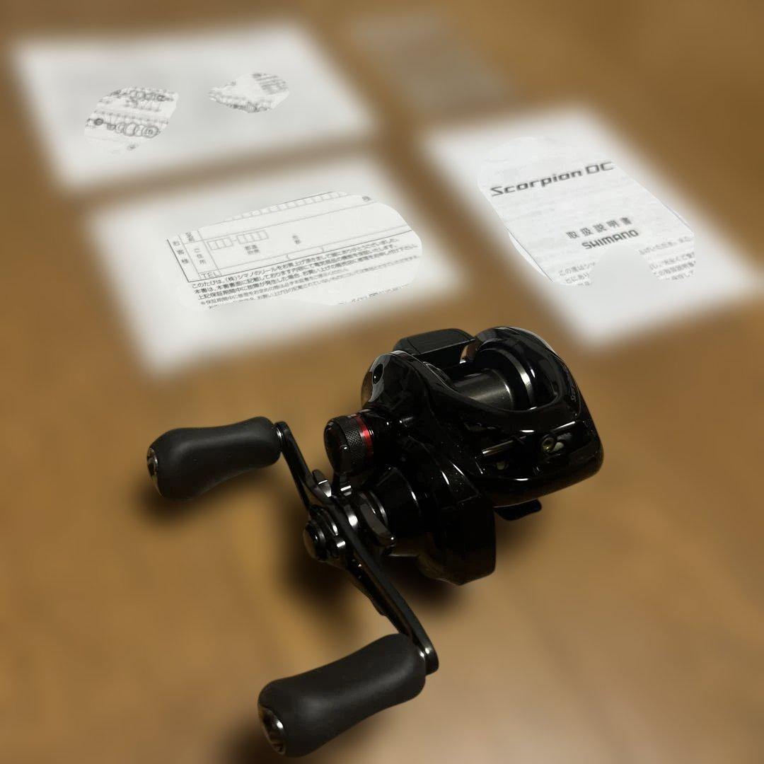 【超美品】SHIMANO　17　Scorpion　DC　100HG　右巻き①