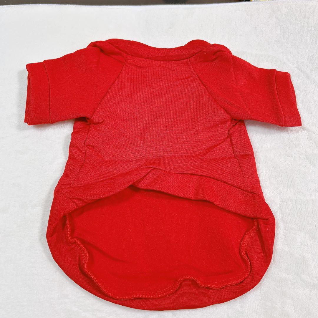 猫の服 犬の服 犬 ドッグウェア 防寒 可愛い ペット用品 レッド L