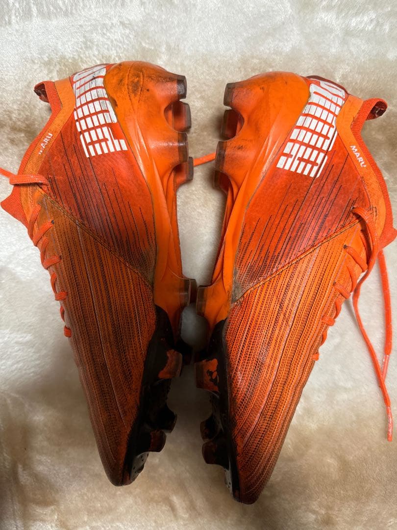 支給品 特注 レザー プーマ ウルトラ ネーム入り