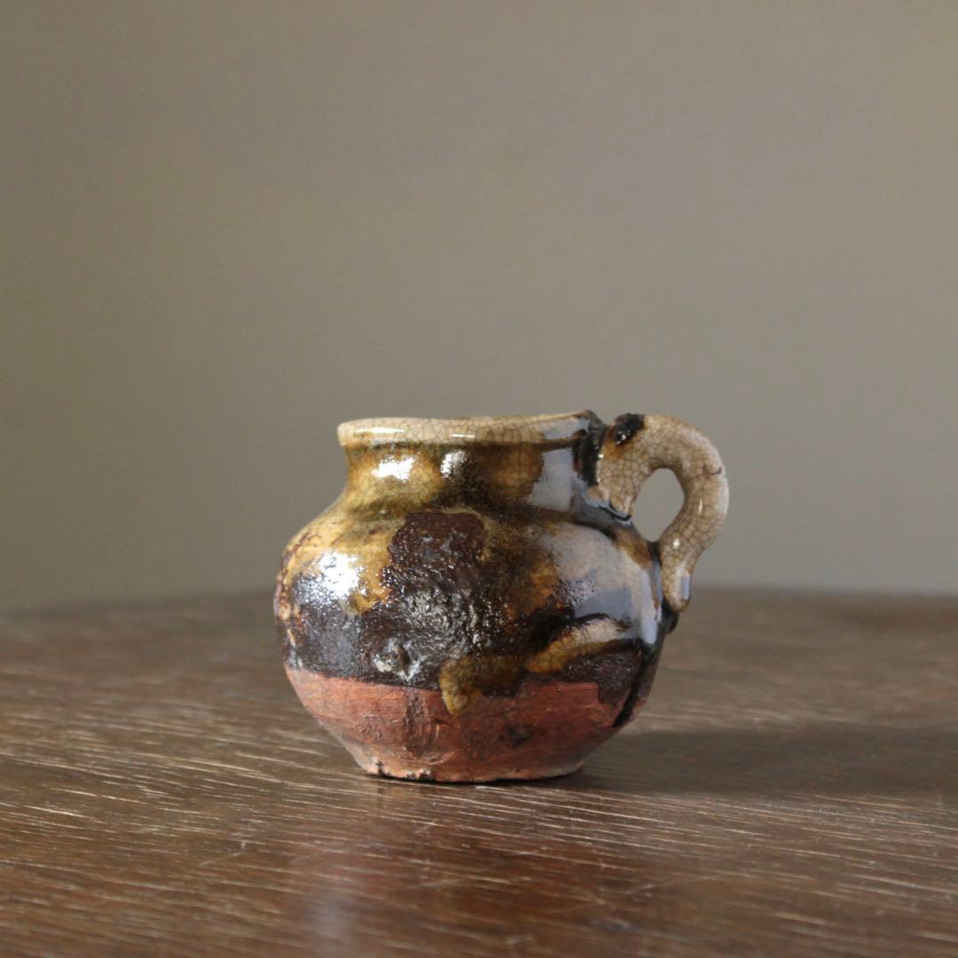 古瀬戸 鳶口 水注 酒次 小壺 徳利 古美術 古道具 アンティーク 酒器