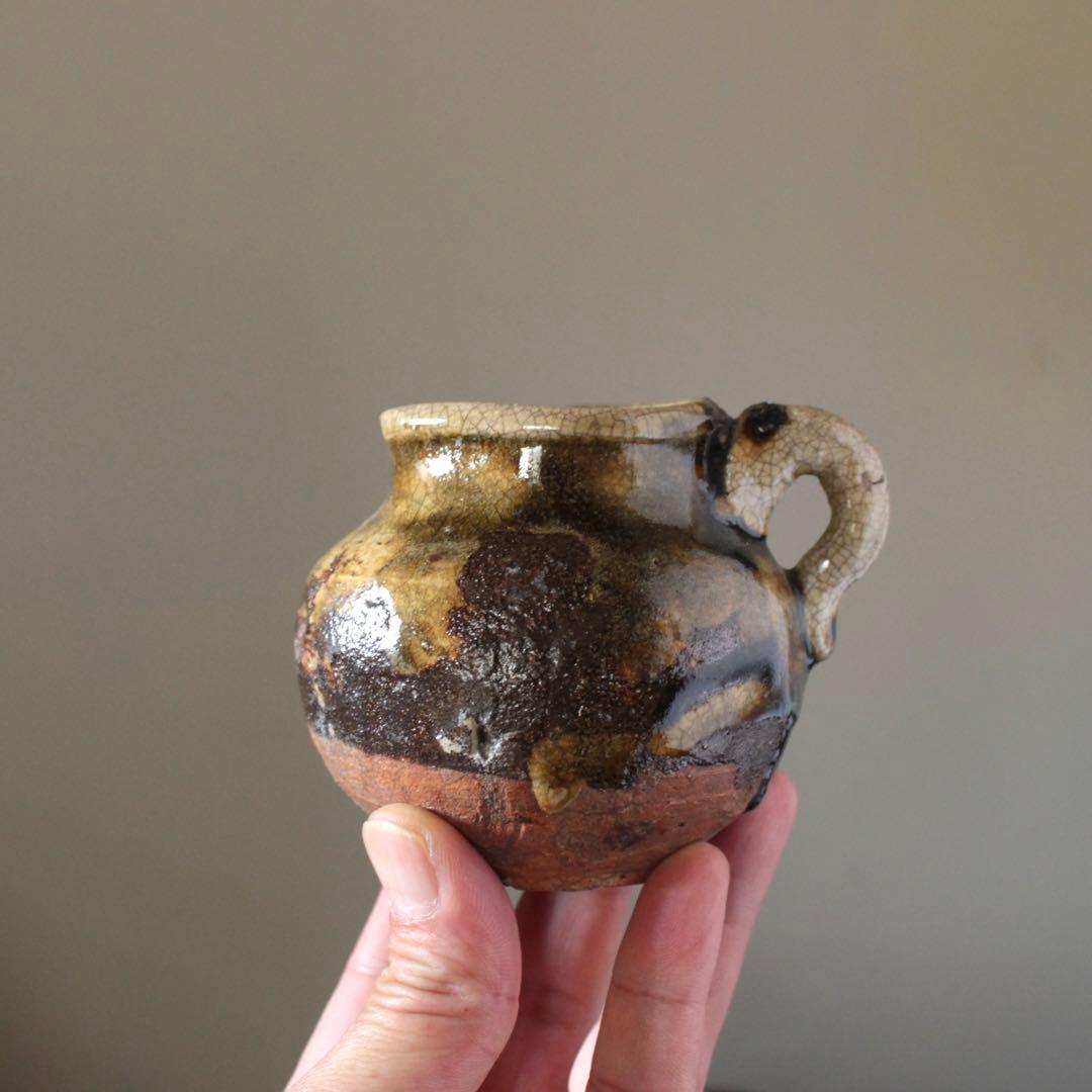 古瀬戸 鳶口 水注 酒次 小壺 徳利 古美術 古道具 アンティーク 酒器