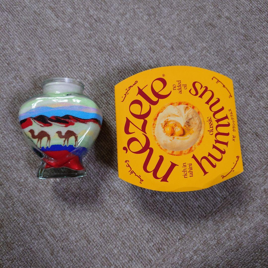 セール！EXPO 2025ヨルダン館サンドアートハート型瓶ミャクミャクカラー