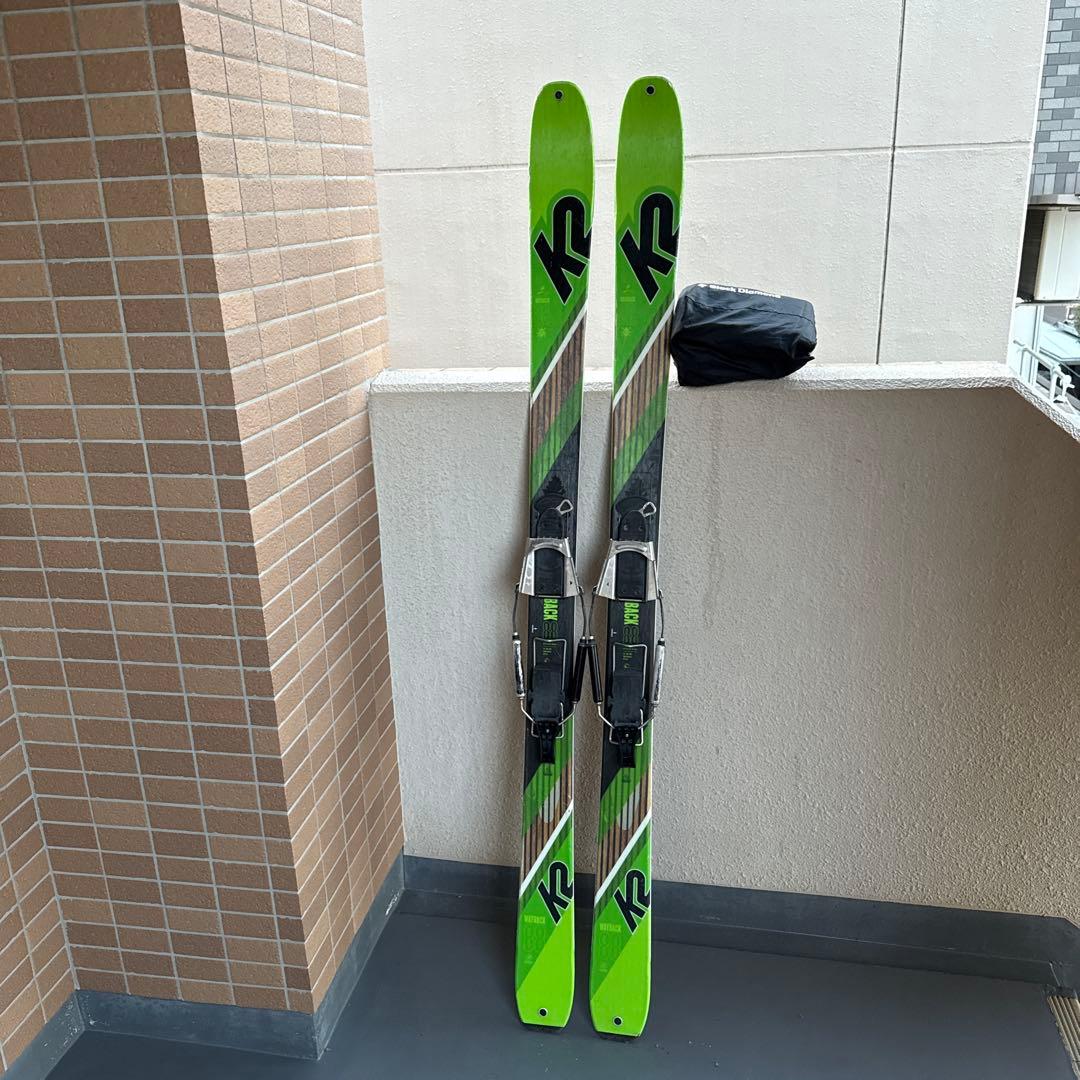 テレマークスキー　k2 WAY BACK88 シール付き