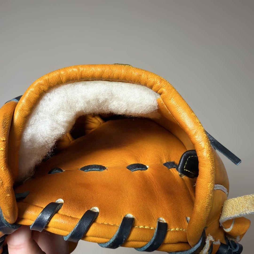 ミズノプロ　軟式　投手用　バスケットウェブ　紐交換