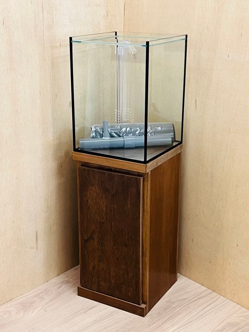 300ｘ300ｘ400オーバーフロー水槽セット　フランジ加工付 ブラックシリコン