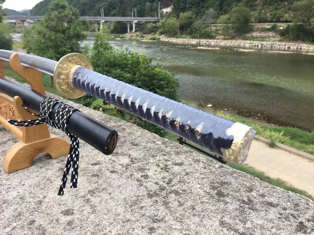 銅龍 長尺 日本刀 模造刀 鑑賞用 武具 舞踊刀