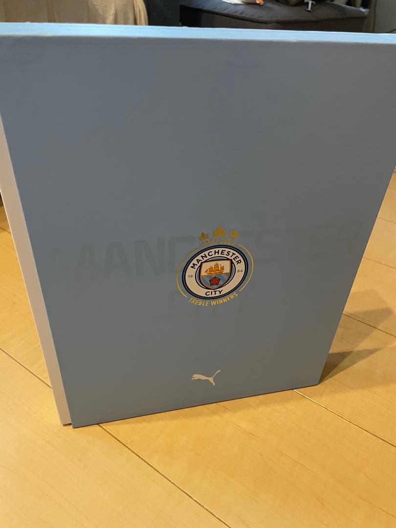 プーマプレミアリーグマンチェスターシティトレブルtrebleサッカーユニフォーム