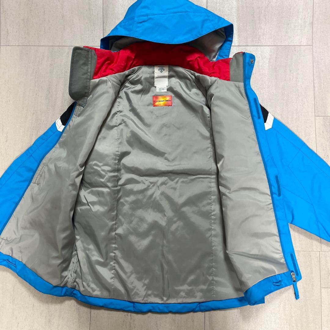 デサント スキーウェア 160 150 ボード 男の子ウエア 上下セット 青