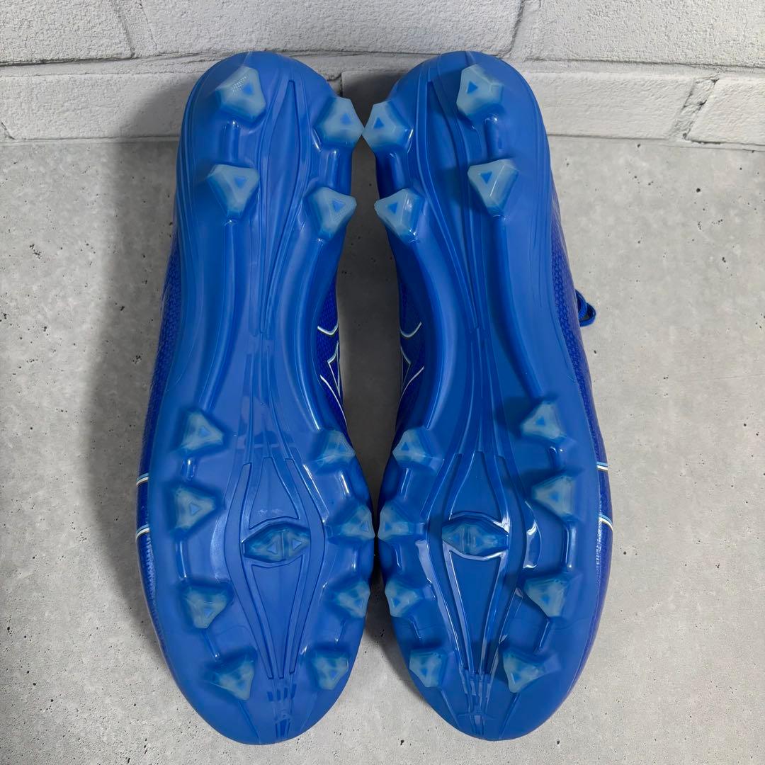 ミズノ　アルファ　プロ　25.5 青　スパイク