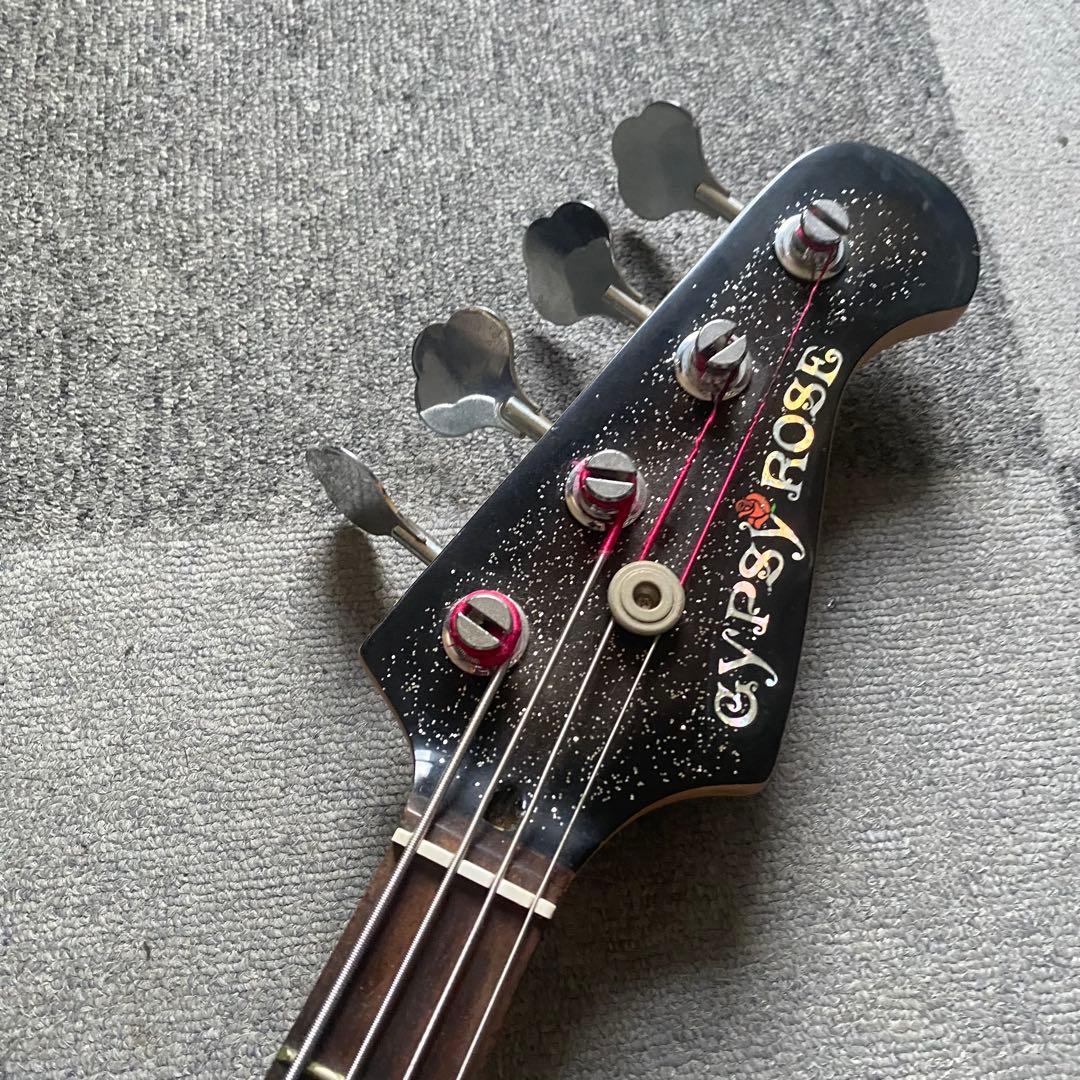 ジプシーローズ 女子向け 可愛い プレジャズベース ラメ入り ブラック・ブラウン