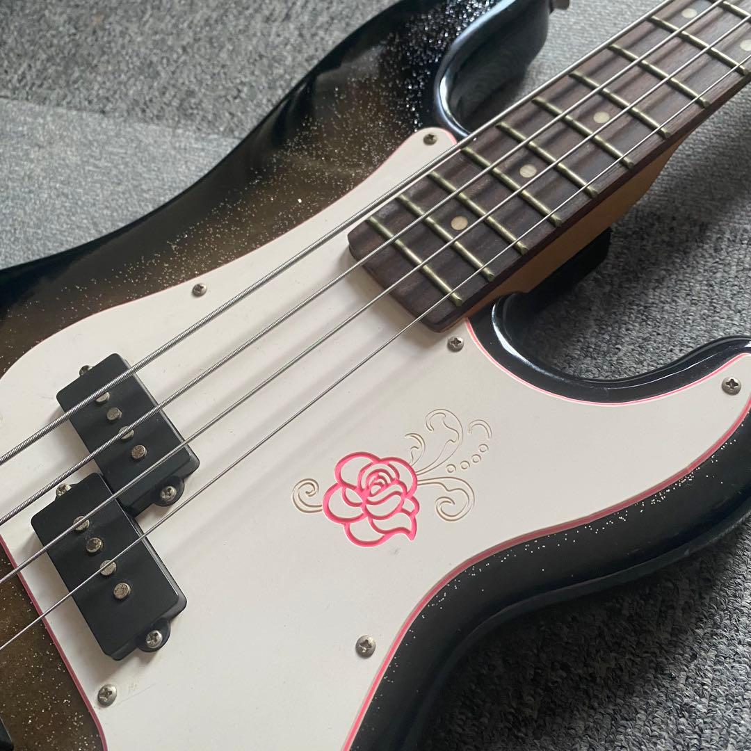 ジプシーローズ 女子向け 可愛い プレジャズベース ラメ入り ブラック・ブラウン