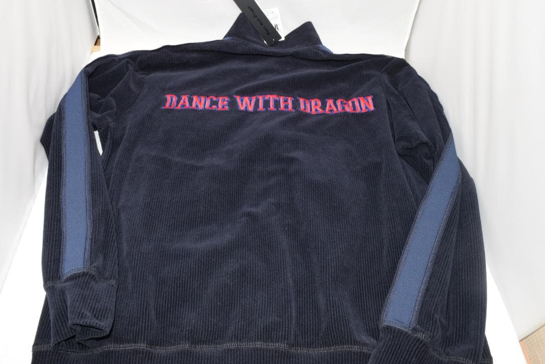 新品☆ダンスウィズドラゴン WOODYコーデュロイ ジャージ☆黒☆XLサイズ