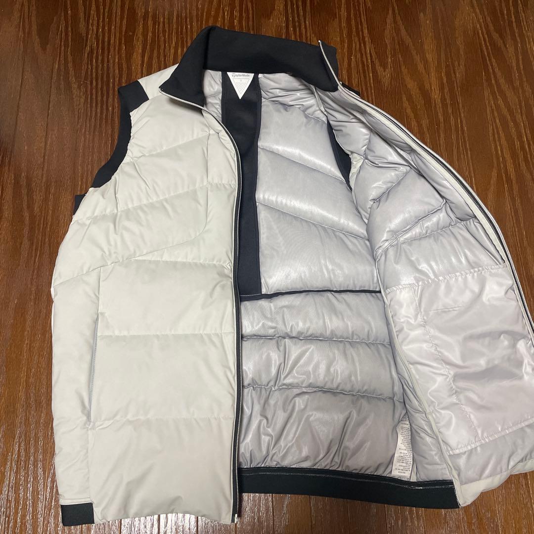 美品TaylorMade ダウンベスト グレー　サイズO