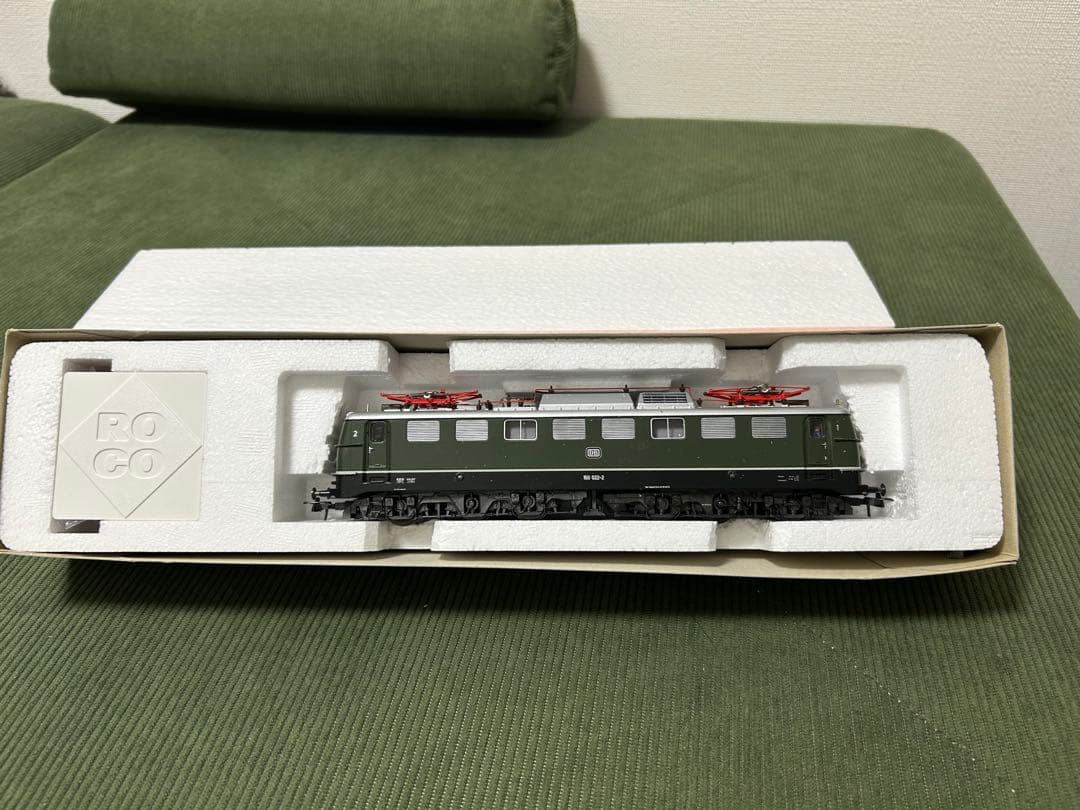 ROCO HOゲージ 電気機関車 緑色 43585