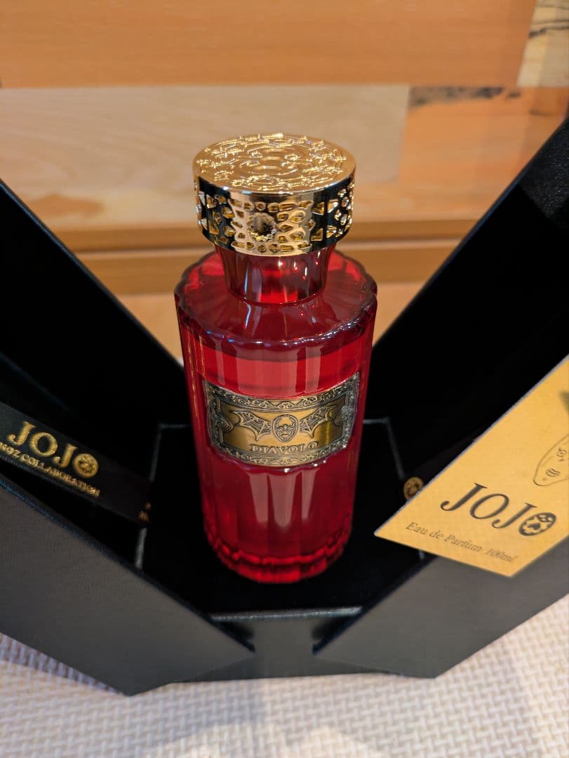 ジョジョの奇妙な冒険　香水　ディアボロ　noz　黄金の風　コラボ jojo
