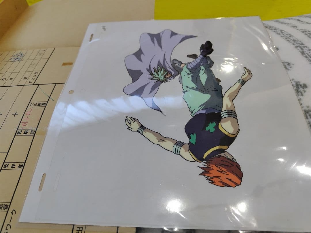 セル画 HUNTER X HUNTER ヒソカ vs カストロ　ハンターハンター