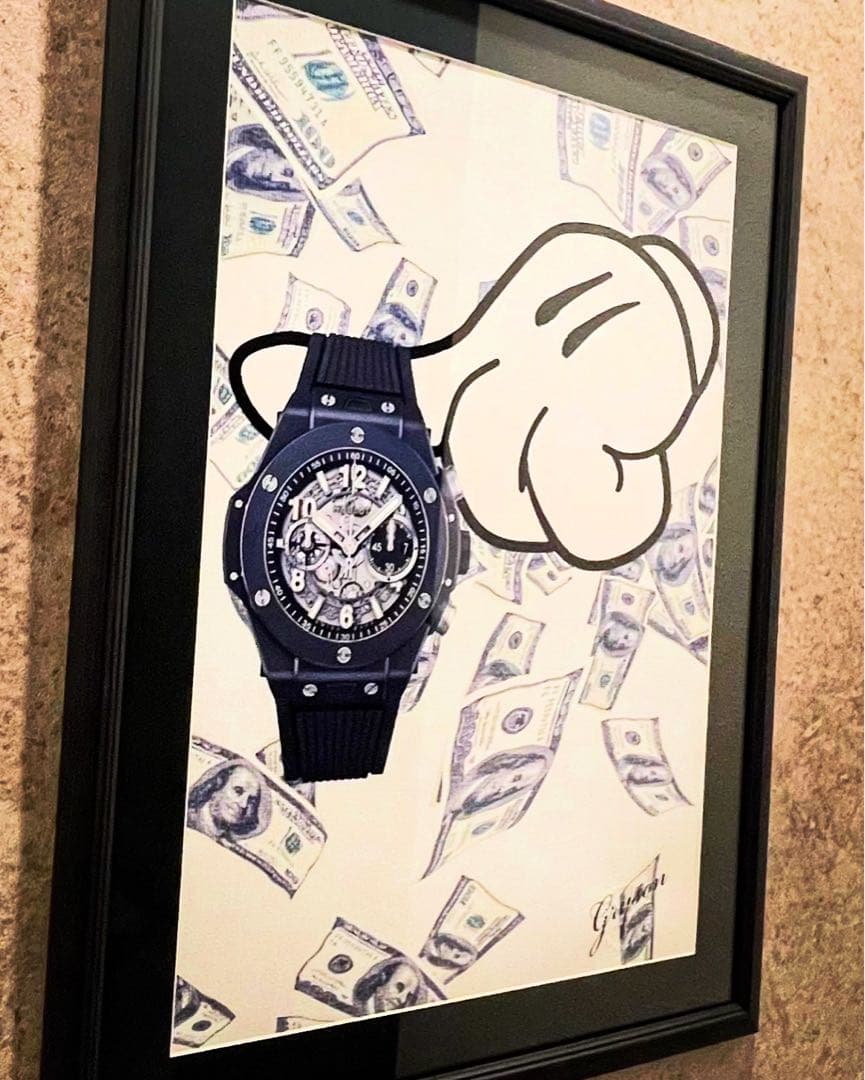 Grysonアート2.5Lウブロビッグバンパロディオマージュアート