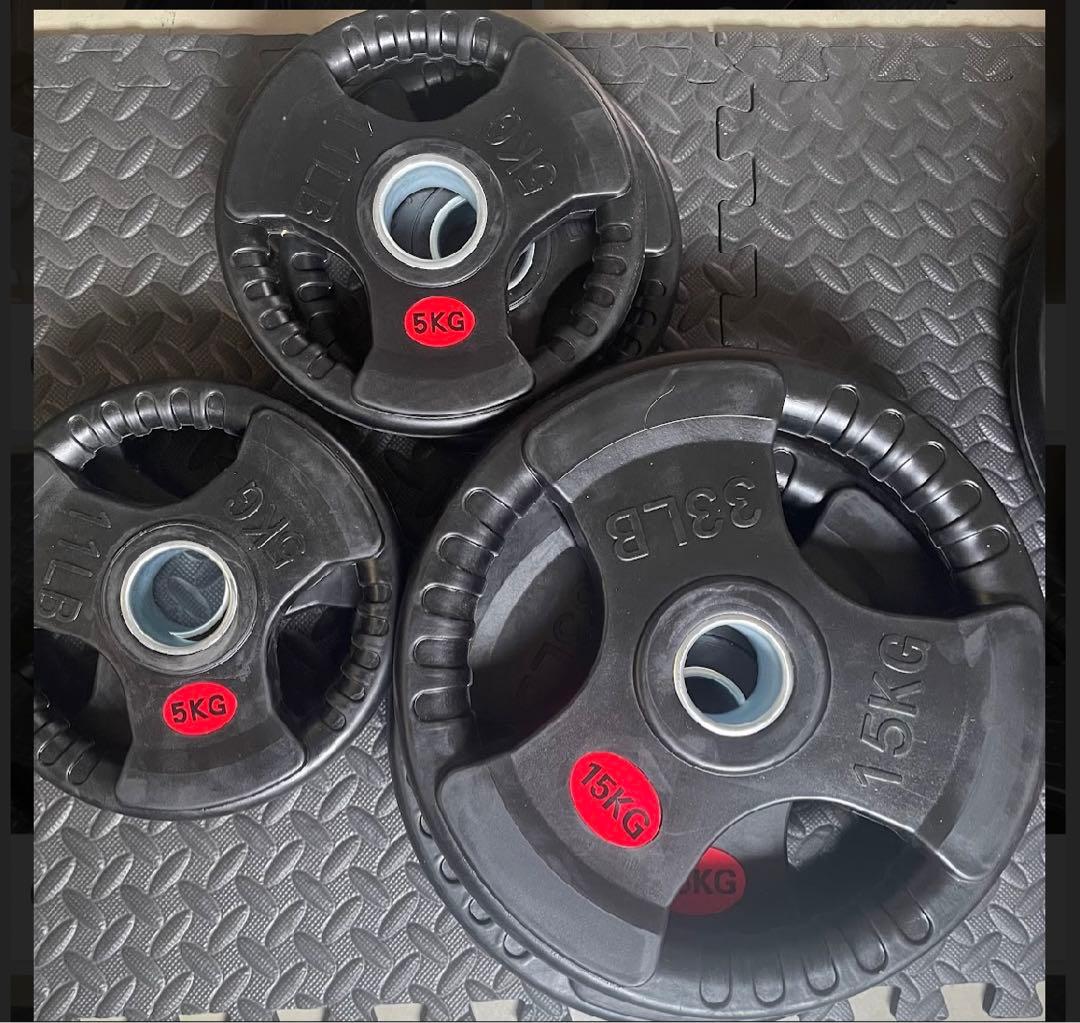 バーベルプレート［15kg×2  5kg×4］