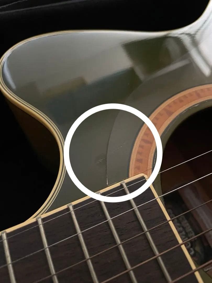 YAMAHA CPX-8 SY アコースティックギター　グリーン　サンバースト