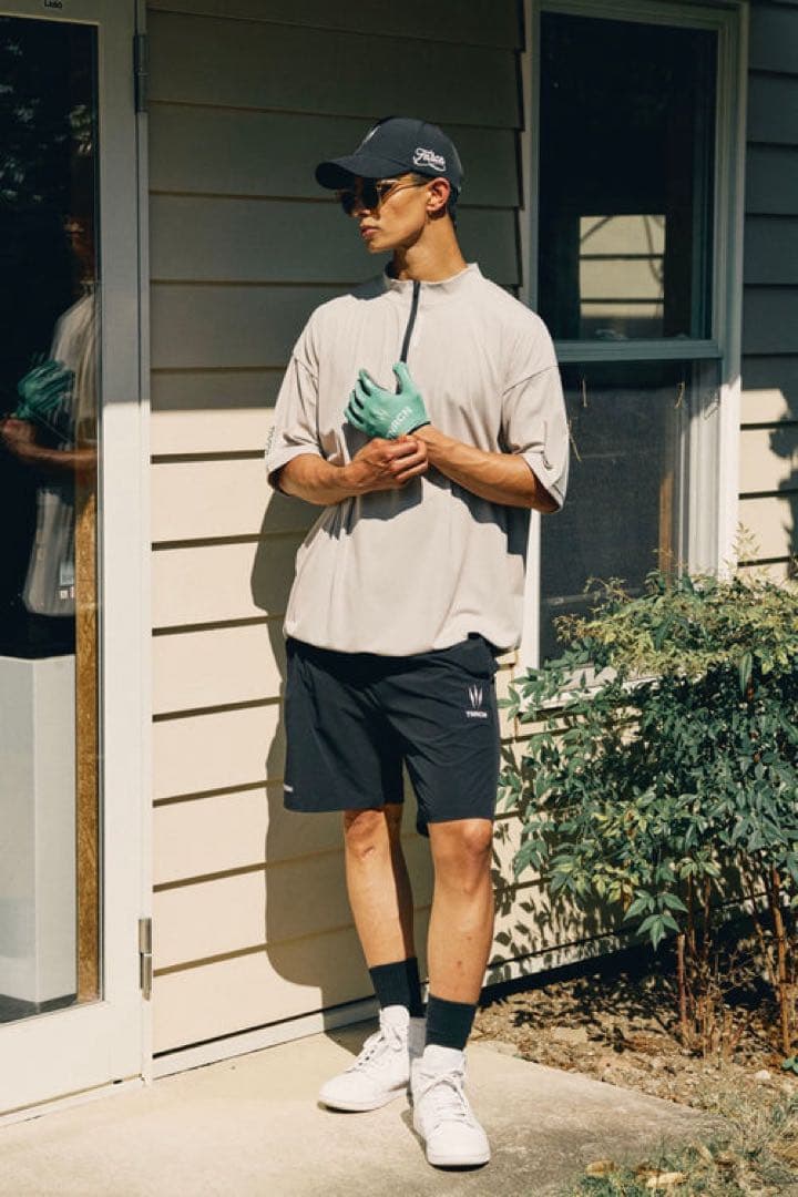 TNRCN HALF-ZIP TEE サイズL ラフロッグ