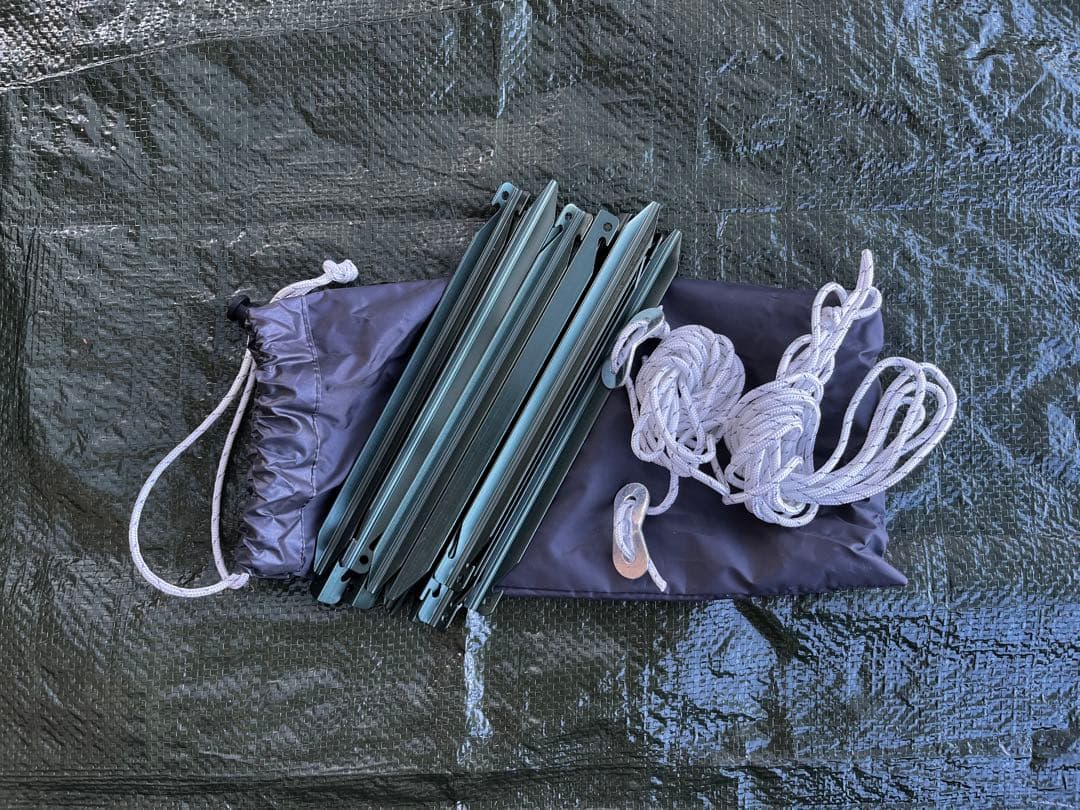 【美品】バンドック ソロティピー1TC＋フロントウォール＋二又ポール