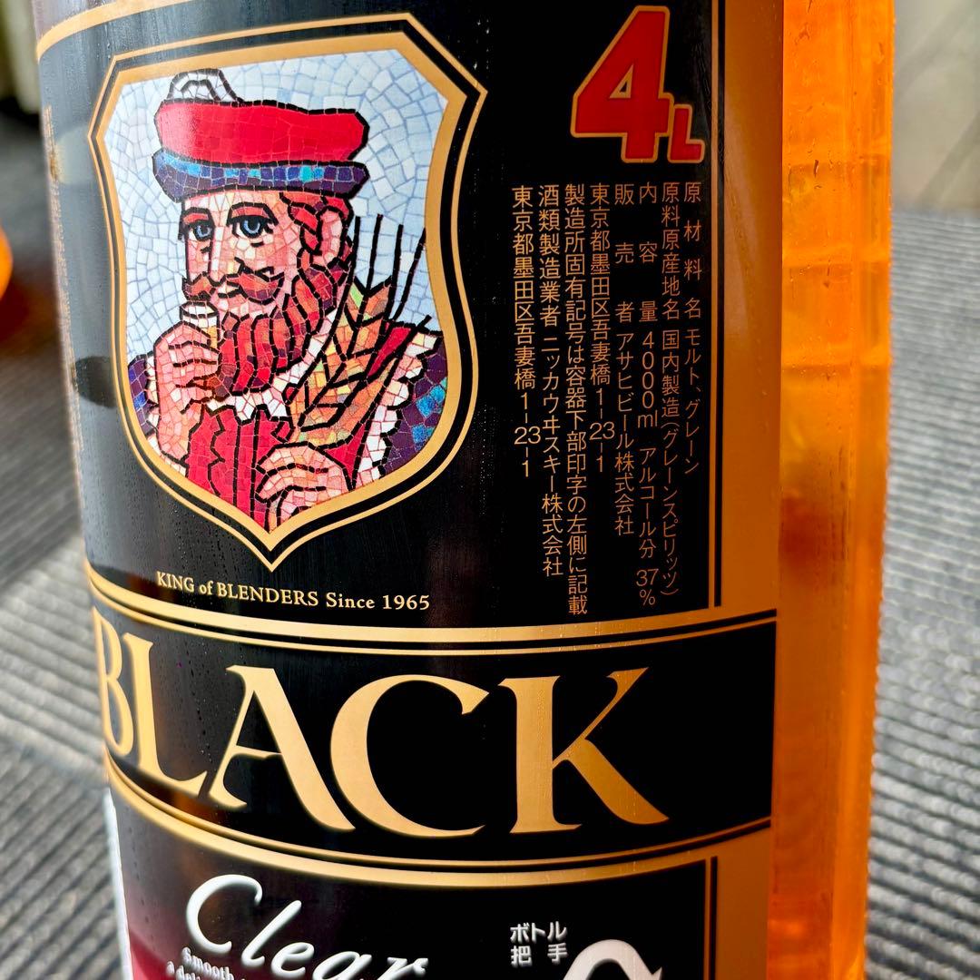 ブラックニッカクリア 4L×4本セット